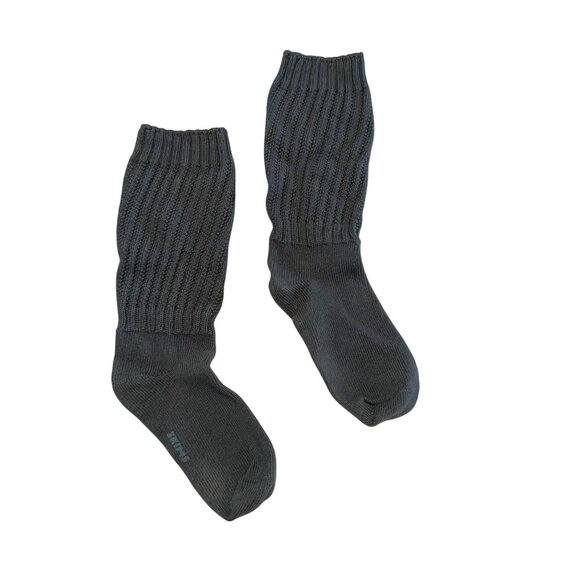 SKIMS Accessories - Skims Slouch Socks Dark Grey Women's